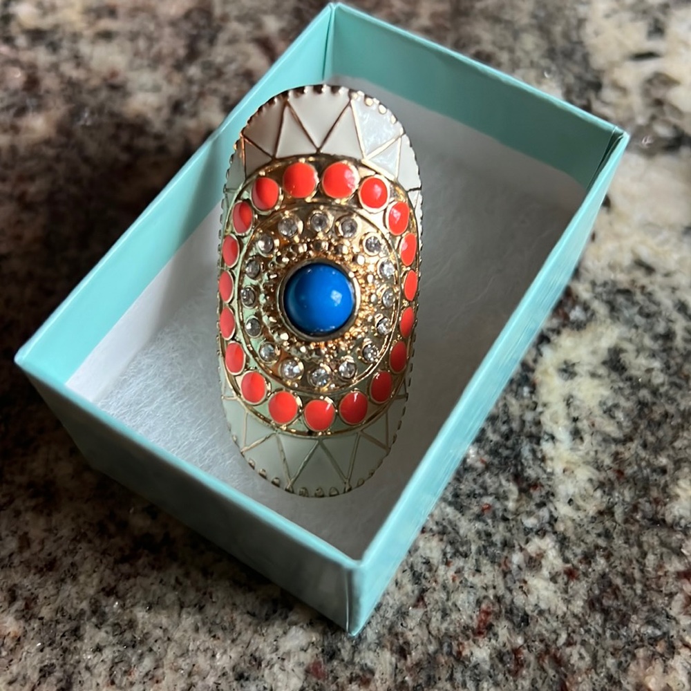 Beaded Cocktail Ring